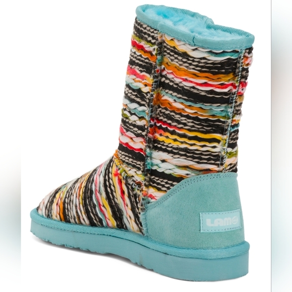 💙🔹️Lamo🔹️ Juarez Winter Turquoise Boots - Picture 2 of 4
